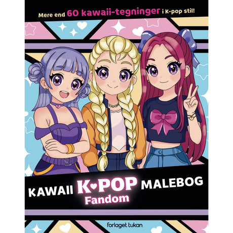 Forlaget Tukan K-Pop Fandom - Målarbok
