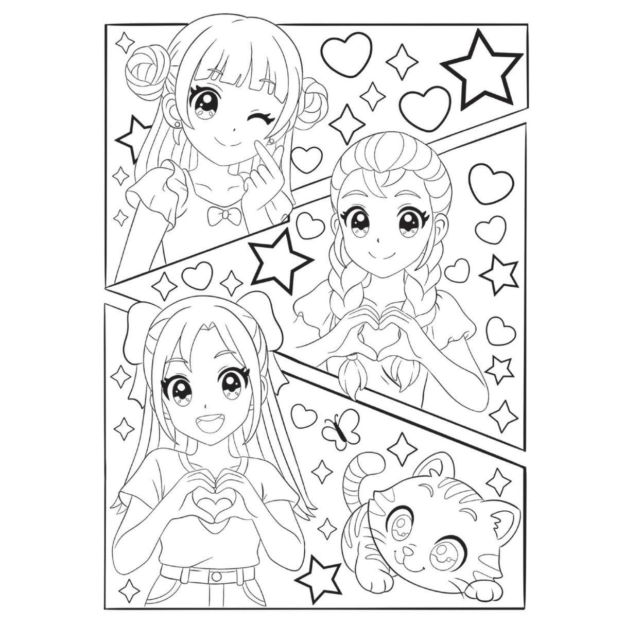 Forlaget Tukan K-Pop Fandom - Målarbok