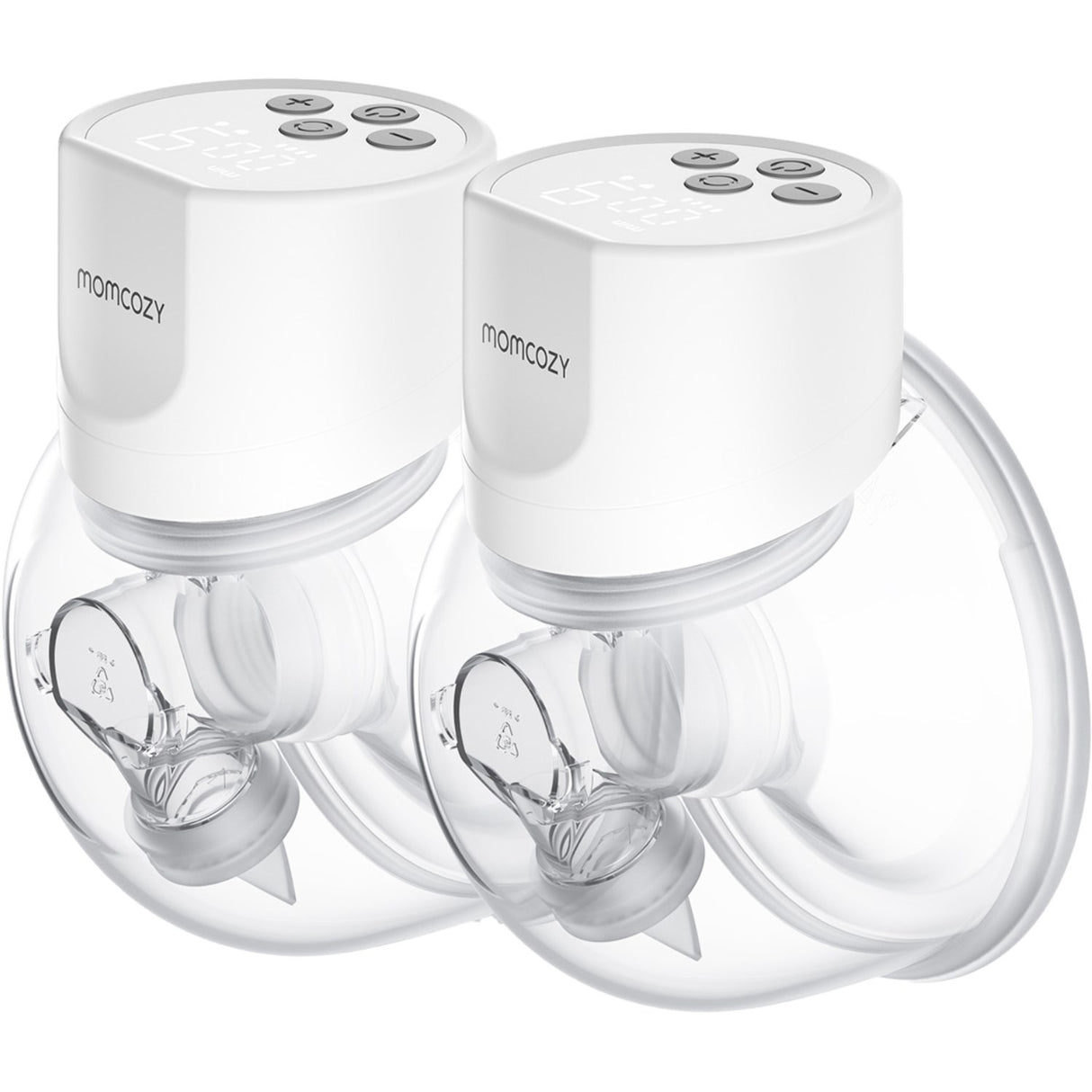Momcozy White S12 Pro Wearable Breast Pump Dubbel Pack