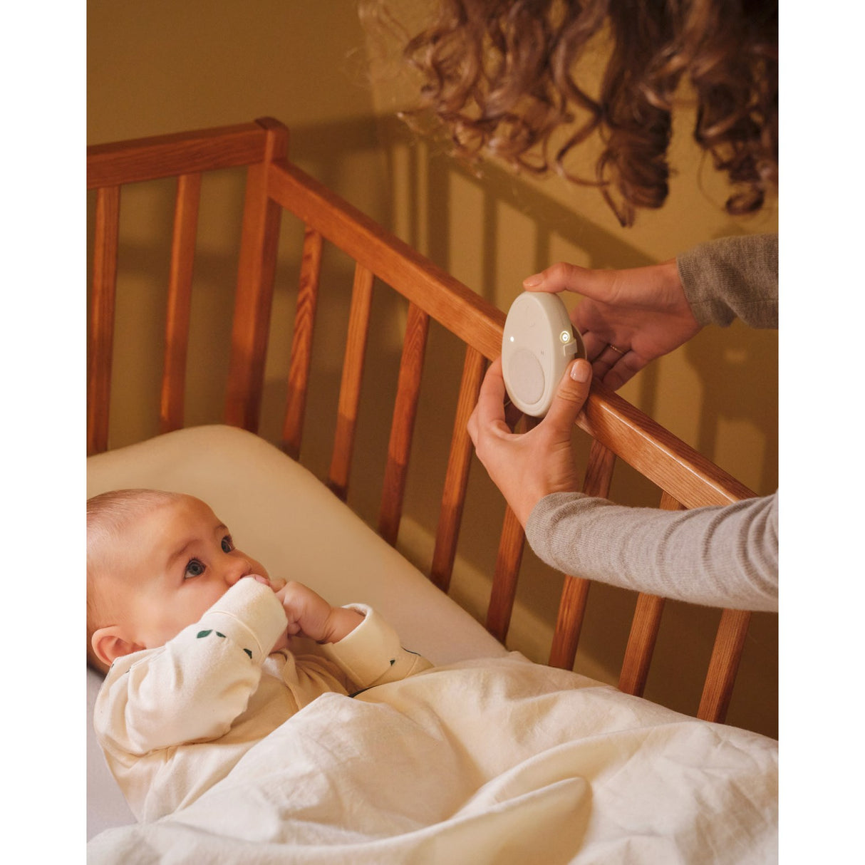 Moonboon Cream White Baby Monitor
