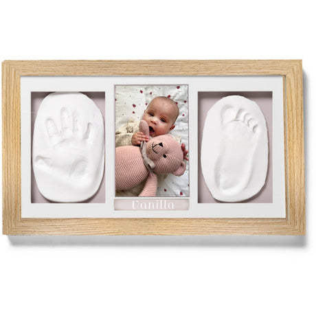Vanilla COPENHAGEN Wood Printed Hand & Foot Print Frame Big
