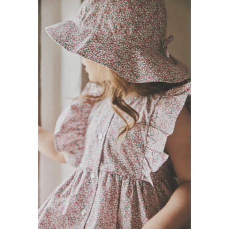 Huttelihut Plumeria Summer Mössa In Liberty Tyg