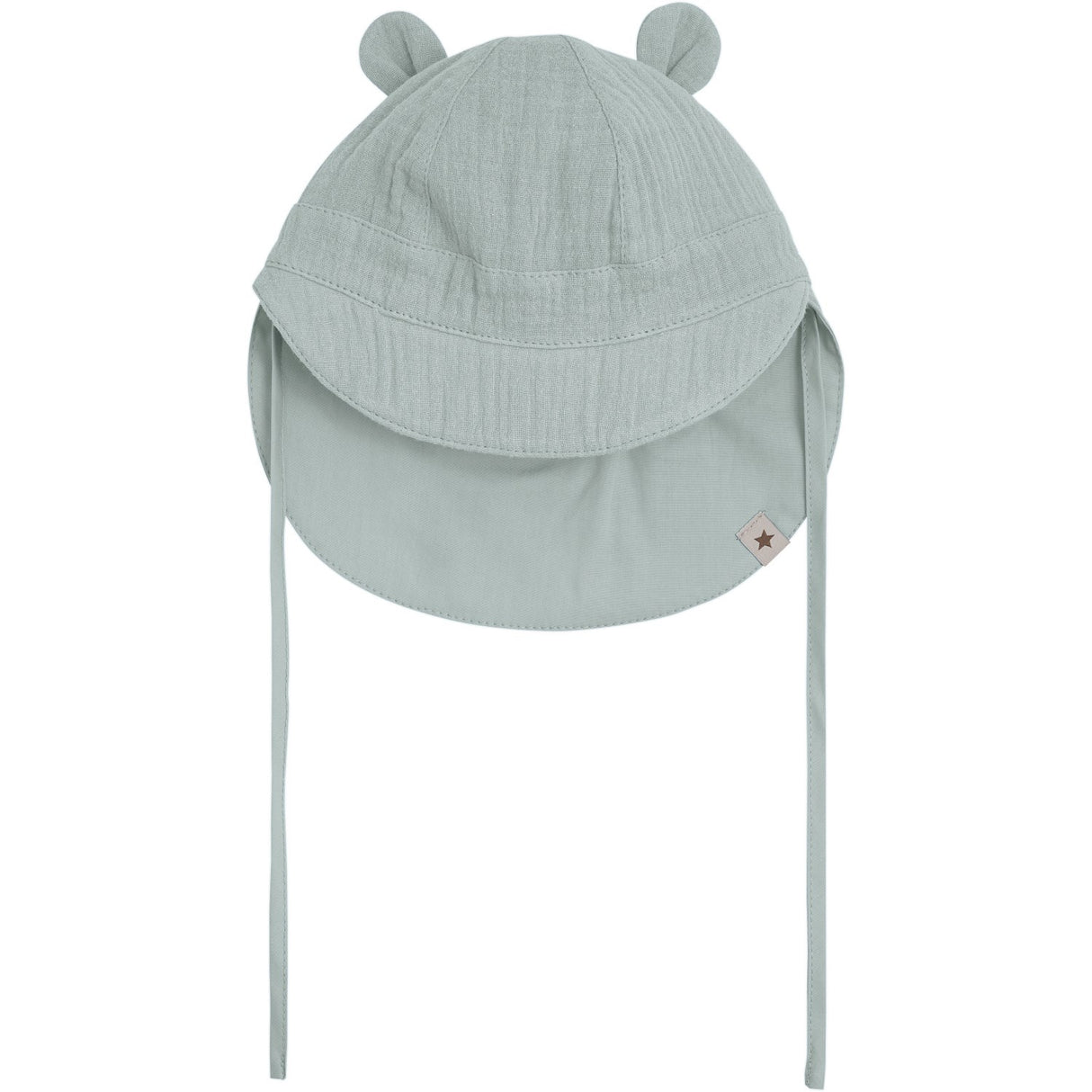 Huttelihut Gray Mist Summer Mössa Ears Muslin