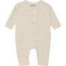 Huttelihut White Pepper Romper Ls Yd Stripe