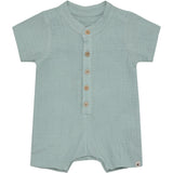 Huttelihut Gray Mist Playsuit Ss Muslin