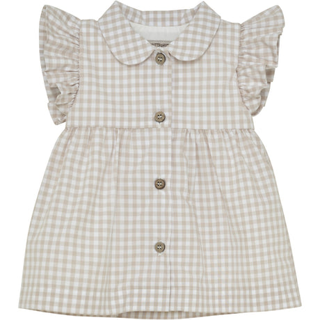 Huttelihut White Pepper Klänning Ss Woven Check