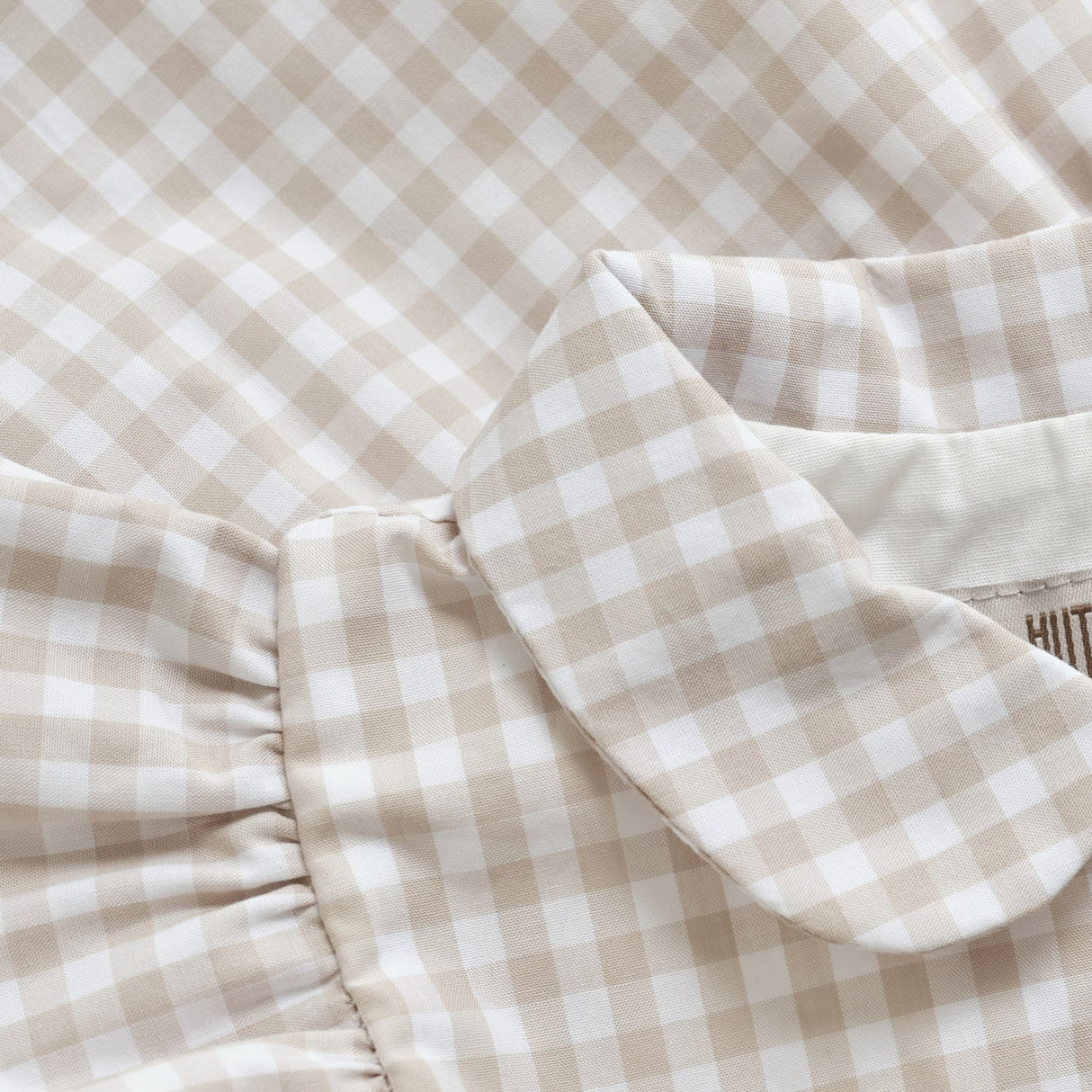 Huttelihut White Pepper Klänning Ss Woven Check