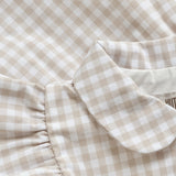Huttelihut White Pepper Klänning Ss Woven Check