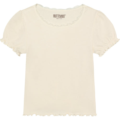 Huttelihut Antique White T-Shirt Ss Rib