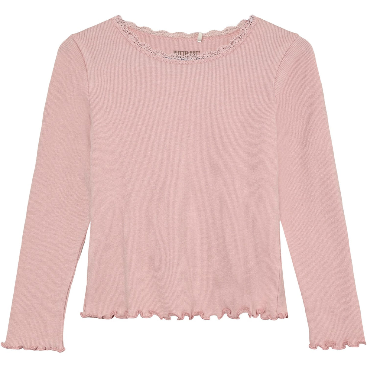Huttelihut Pale Mauve Blus Rib