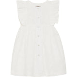 Huttelihut Antique White Klänning Ss Embroidery