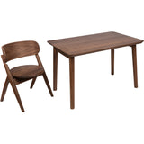 Curve Lab Walnut Desk