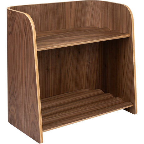 Curve Lab Walnut Small Curvy Bokhylla