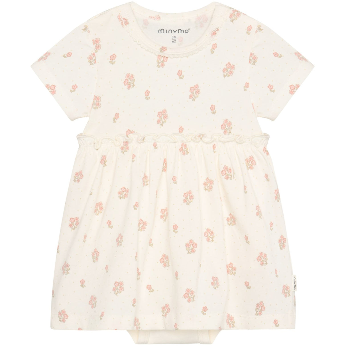 Minymo Vanilla Ice Body Klänning Ss Aop