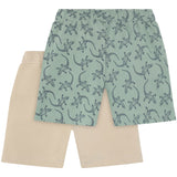 Minymo Lily Pad Sweat Shorts 2-Pack