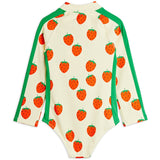 Mini Rodini Off-white Strawberries AOP Ls Uv Baddräkt