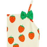 Mini Rodini Off-white Strawberries AOP Bathing Dräkt