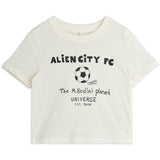 Mini Rodini Off-white Alien City Fc Sp Ss Tee