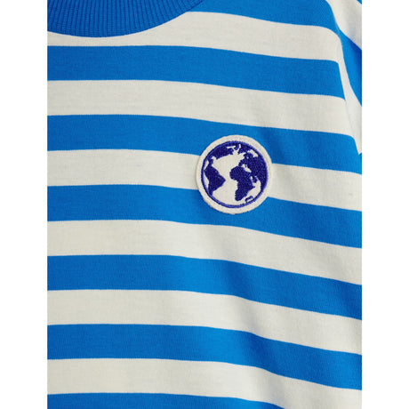 Mini Rodini Blue Earth Yd Stripe Ls Tee