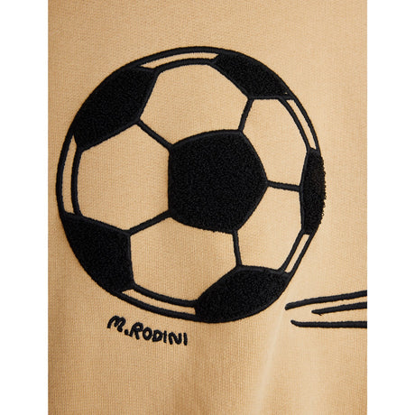 Mini Rodini Beige Football Chenille Sweatshirt