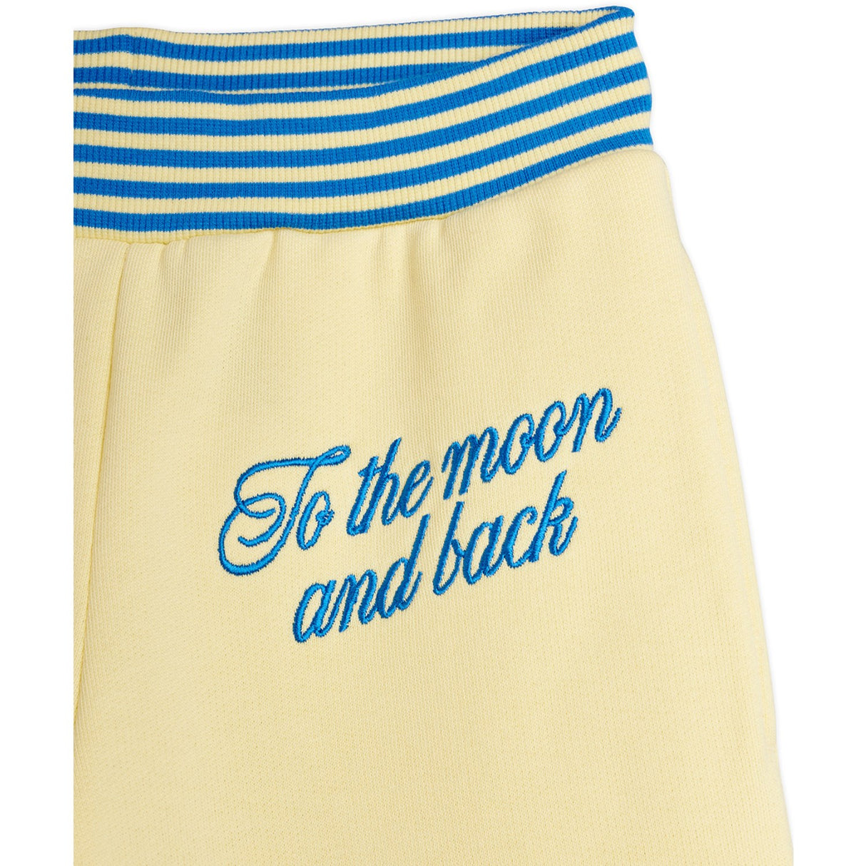 Mini Rodini Yellow To The Moon Emb Sweatpants