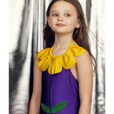 Mini Rodini Purple Flower Halterneck Bathing Dräkt