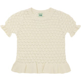 FUB Ecru Pointelle Tee