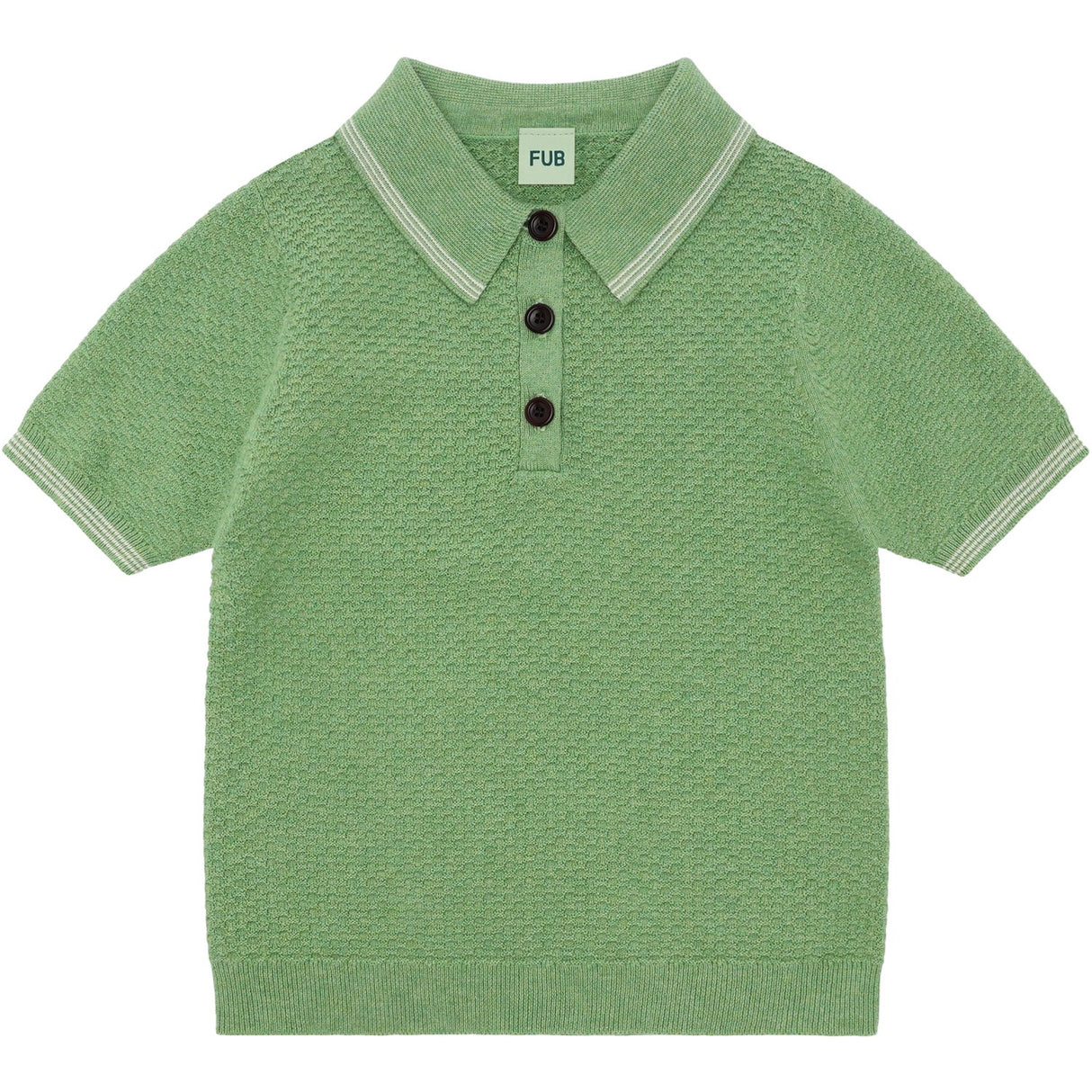 FUB Apple Melange Pique Pikétröja