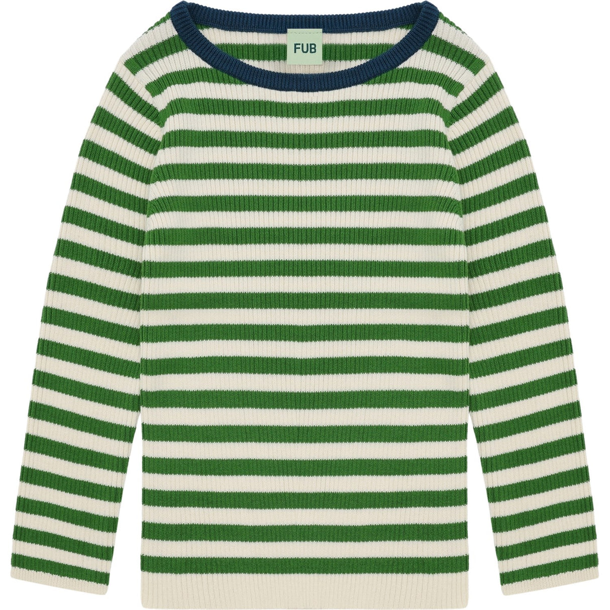 FUB Ecru/Pine Rib Blus