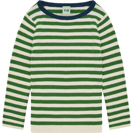 FUB Ecru/Pine Rib Blus
