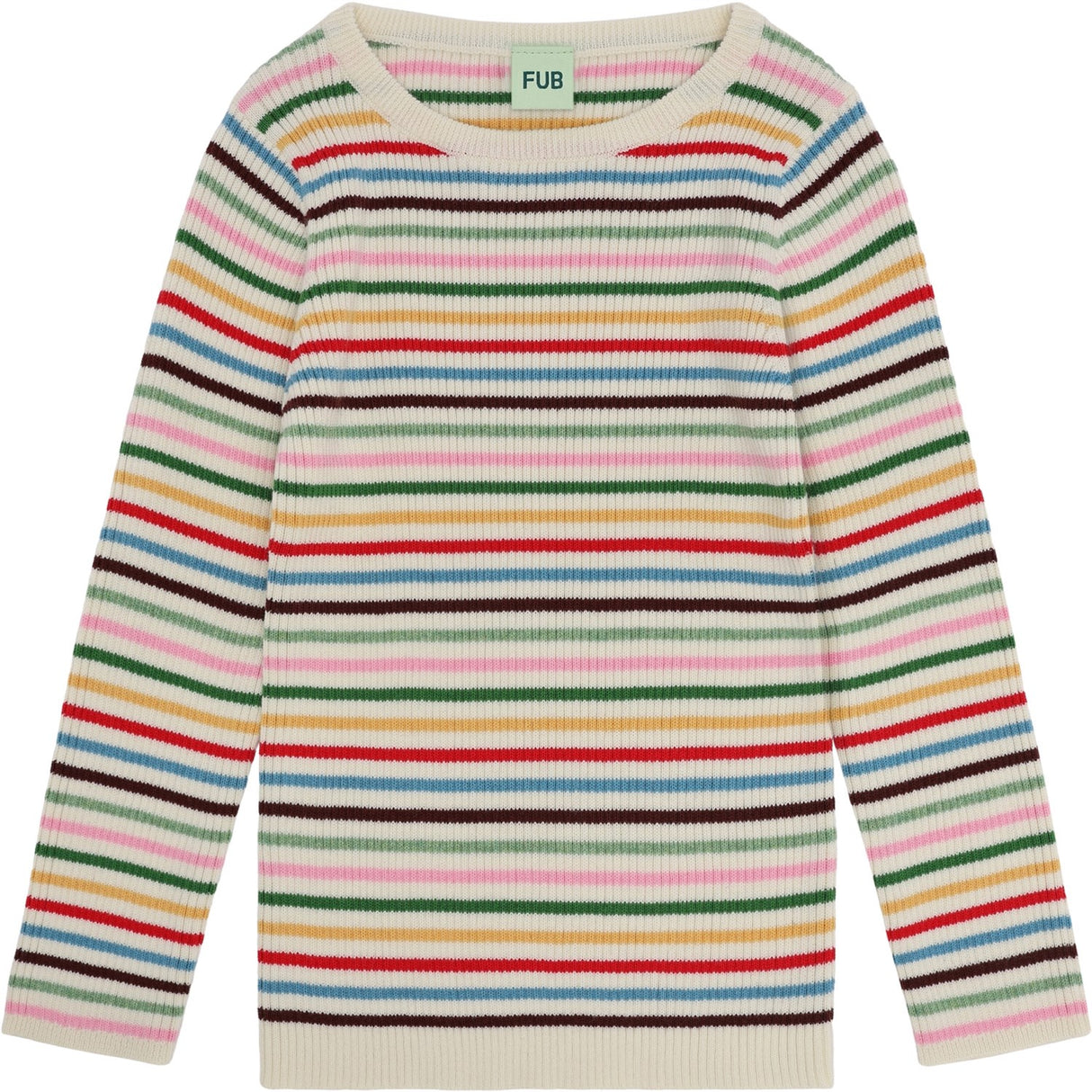 FUB Multi Stripe Rib Blus