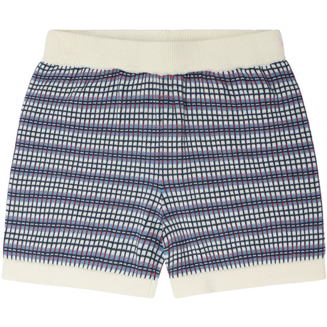 FUB Ecru/Sea Checked Shorts