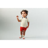 FUB Ecru Pointelle Pikétröja