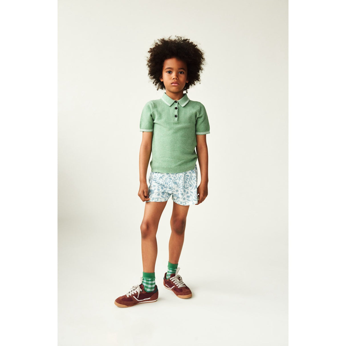 FUB Apple Melange Pique Pikétröja