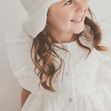 Huttelihut Antique White Summer Mössa Embroidery