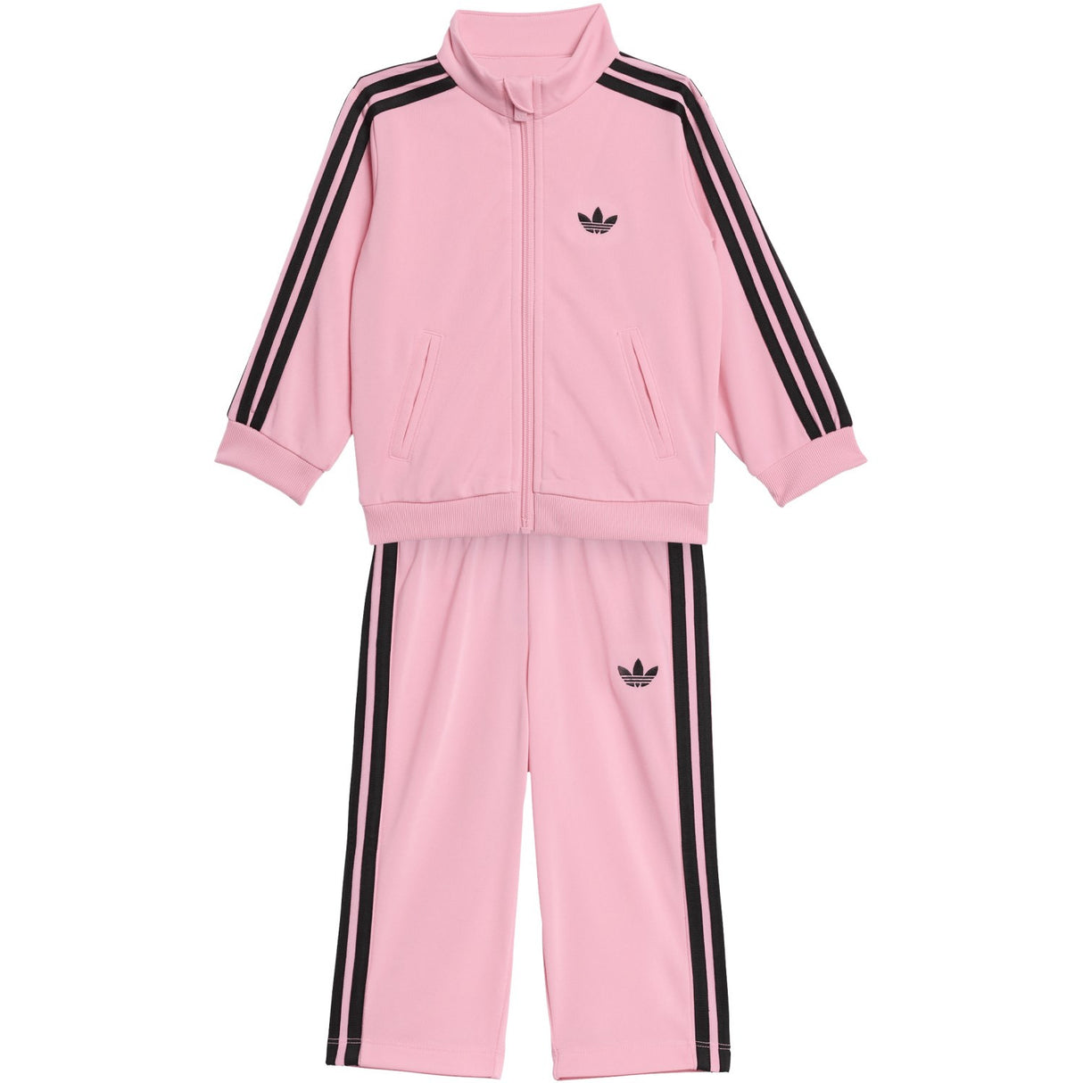 adidas Originals Light Pink/Black Firebird Ts Sweat Sett