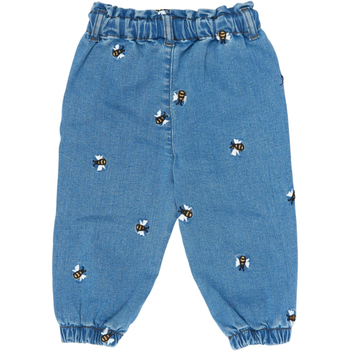 Petit Piao Light Blue Denim Emb Ppjubii Denim Byxor