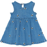 Petit Piao Light Blue Denim Emb Ppjubii S_L Denim Klänning