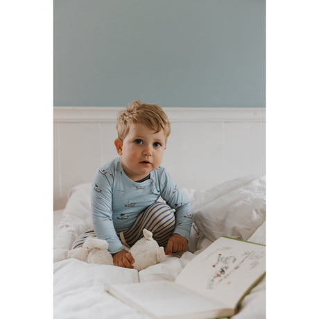 Petit Piao Illusion Blue Boat AOP PPStar L_S Body