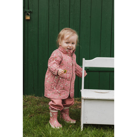 Petit Piao Dusty Rose Strawberry AOP PPEver Thermo Byxor