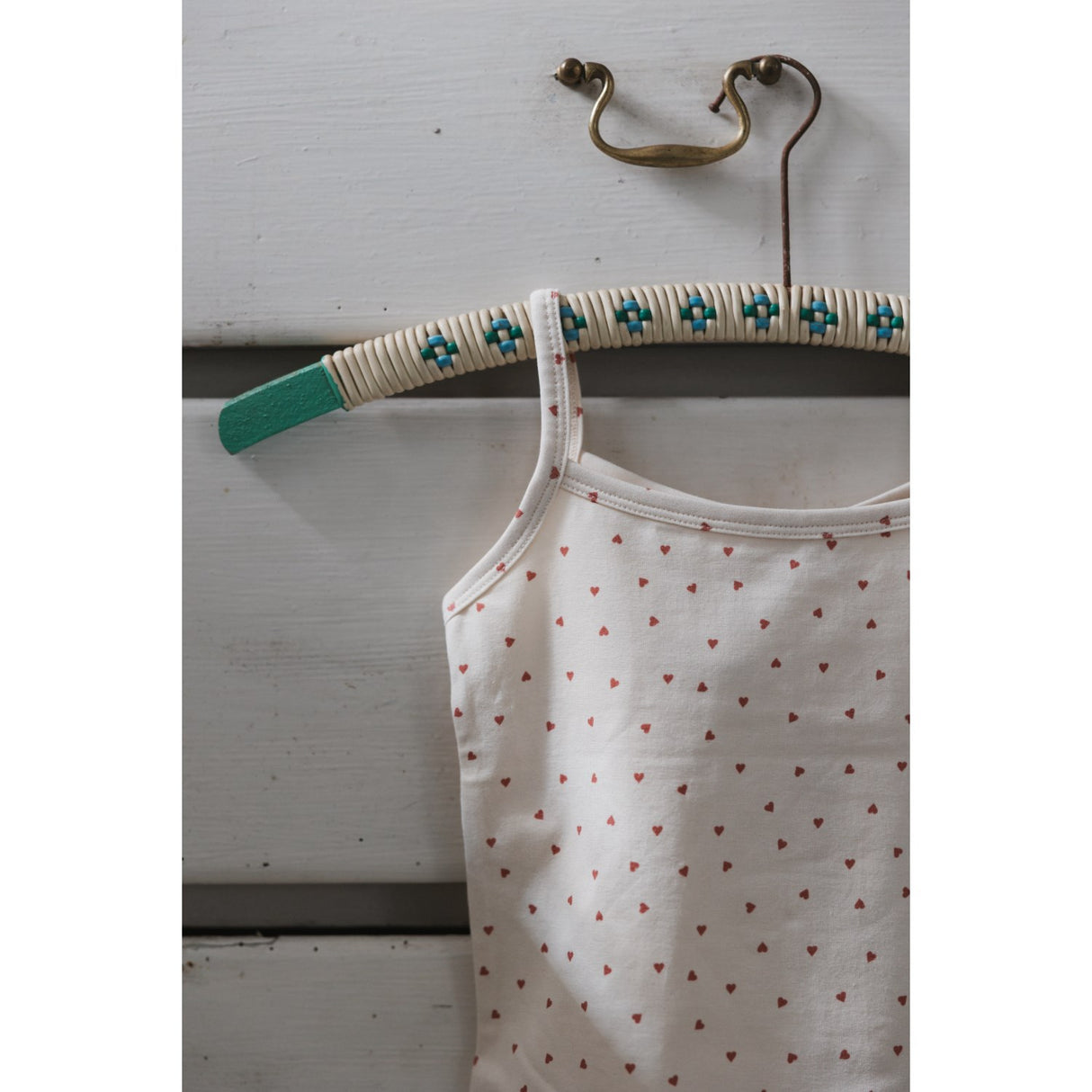 Petit Piao Misty Rose Strawberry AOP PPStar Girls Undertröja 2-pack