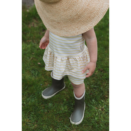 Petit Piao Dusky Citron Striped Ppsun S_L Klänning