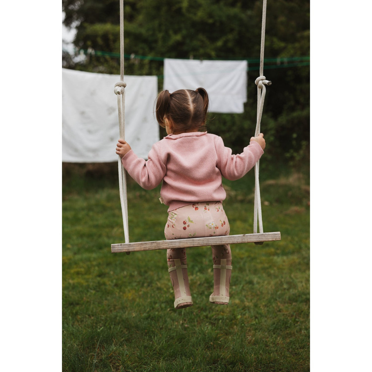 Petit Piao Dusty Rose PPEllen Stickad Pullover