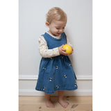 Petit Piao Light Blue Denim Emb Ppjubii S_L Denim Klänning