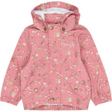 Petit Piao Dusty Rose Strawberry AOP PPDai Regnkläder Sett W. Susp.