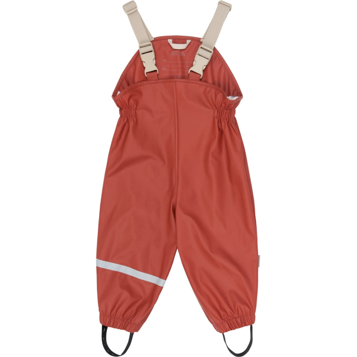 Petit Piao Dusty Rose Strawberry AOP PPDai Regnkläder Sett W. Susp.