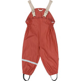 Petit Piao Dusty Rose Strawberry AOP PPDai Regnkläder Sett W. Susp.