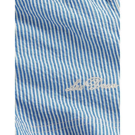 Les Deux Kids Palace Blue Stan Stripe Swim Shorts