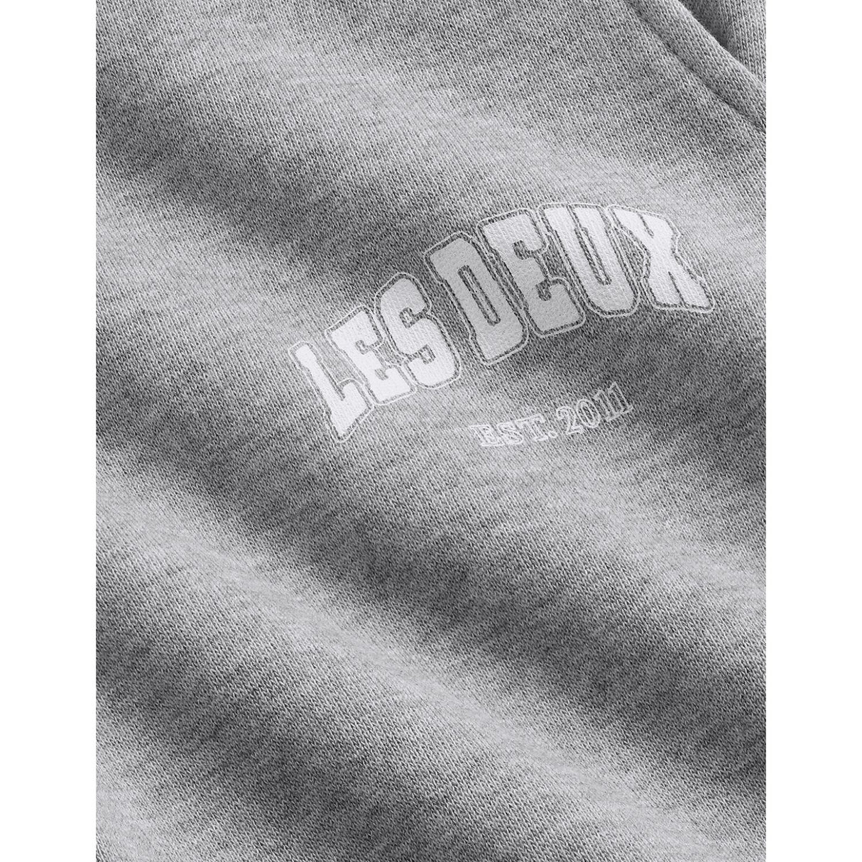 Les Deux Kids Grey Melange Hoop Sweatpants