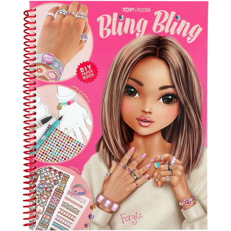 TOPModel Bling Bling Målarbok